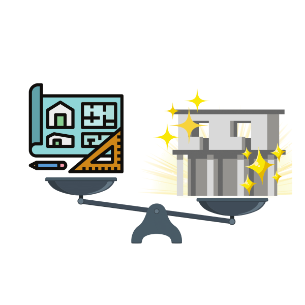 自由設計や間取りの自由度も捨てがたいが、RC住宅の性能に魅力を感じる