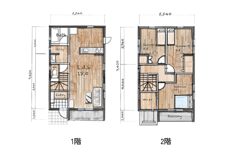 プランC間取り図