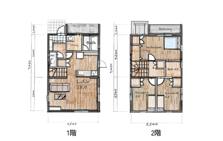 プランF間取り図