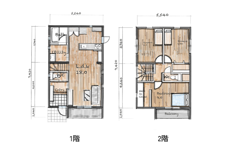 プランG間取り図