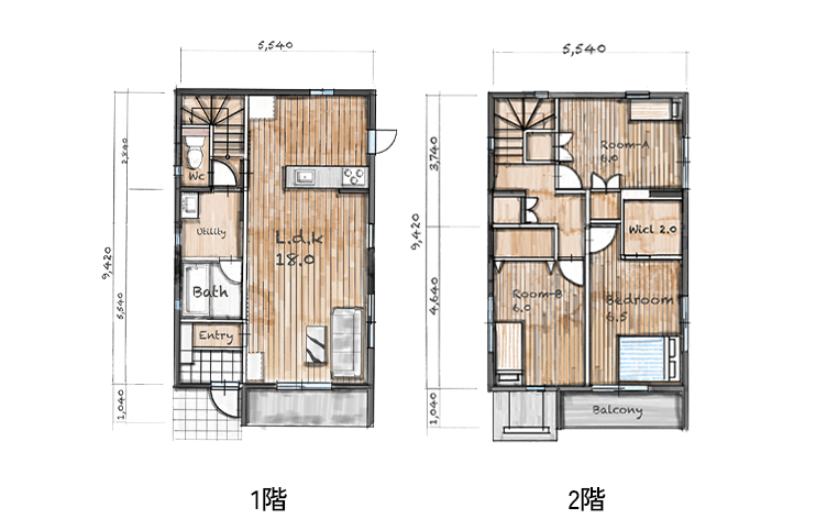 セラ・デザインが提供する規格型のコンクリート造の住まい