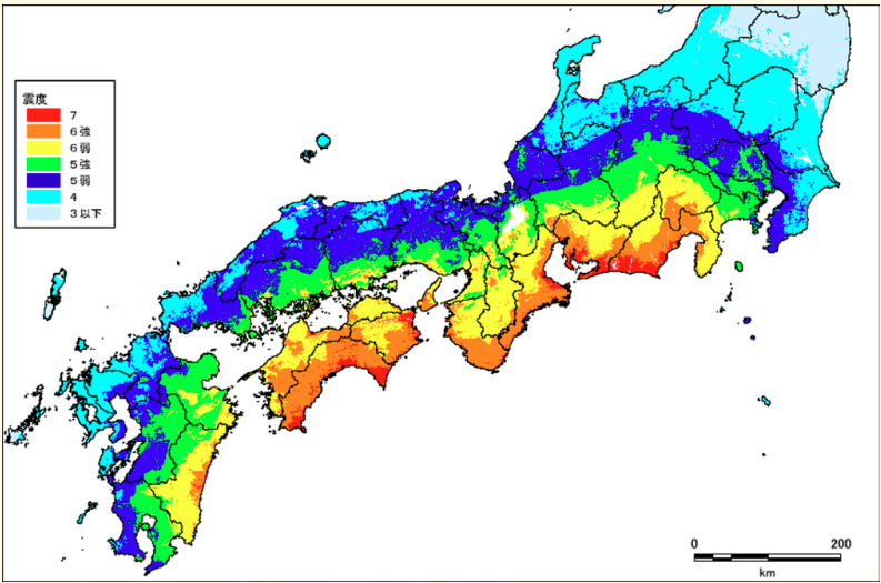 対策を取る前に確認したい、埼玉県の地震リスク：南海トラフ地震